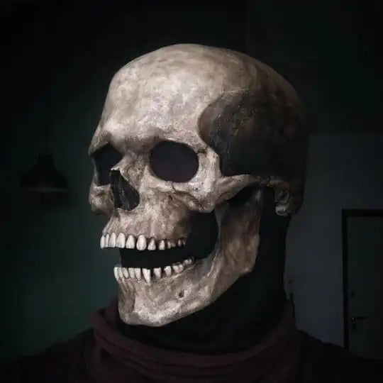 Movable Realistic Full Jaw Halloween Human Mask | SLIMG:7613539507019718703