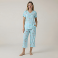 Two Piece Nightwear Pajama Set For Women