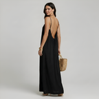Adjustable Strap Cami Maxi Dress For Women — view 4