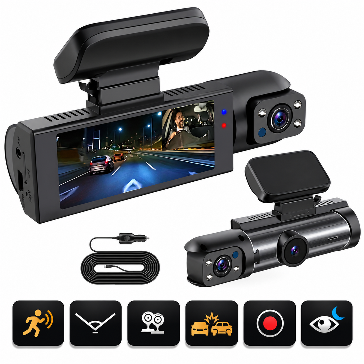 Dual Camera Dash Cam