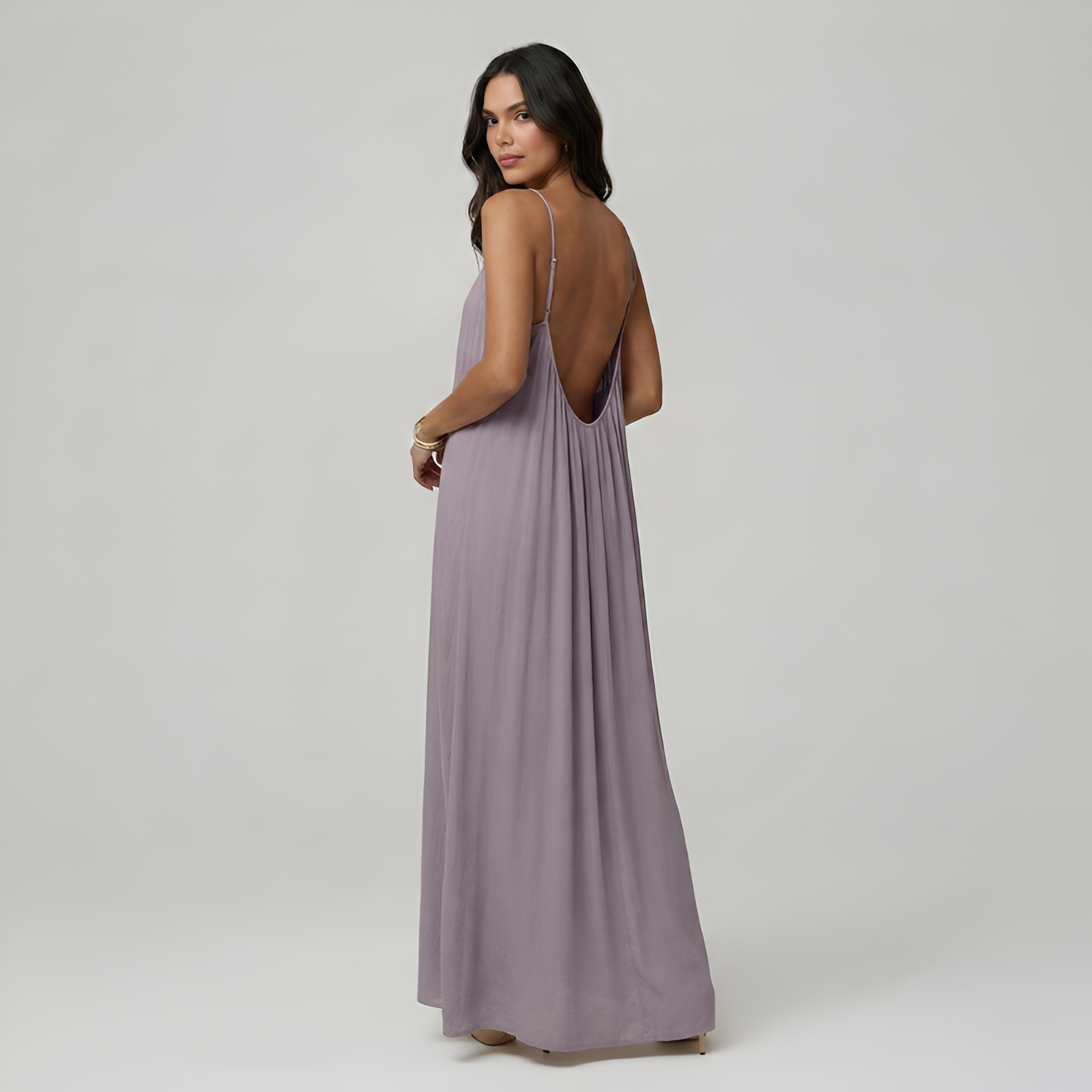 Adjustable Strap Cami Maxi Dress For Women — view 22