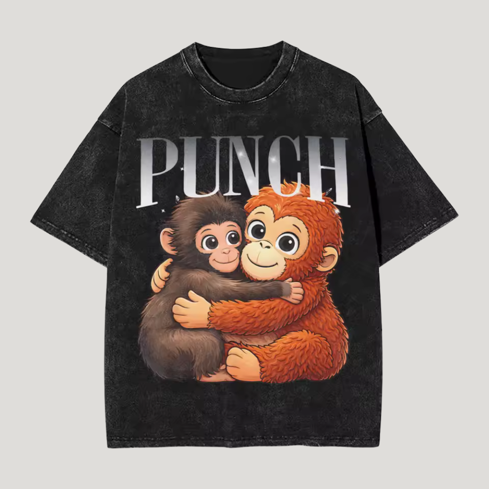 Punch Monkey And Ora Mama T Shirt — view 19