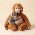 Mama Punch Monkey Plush Toy — view 2