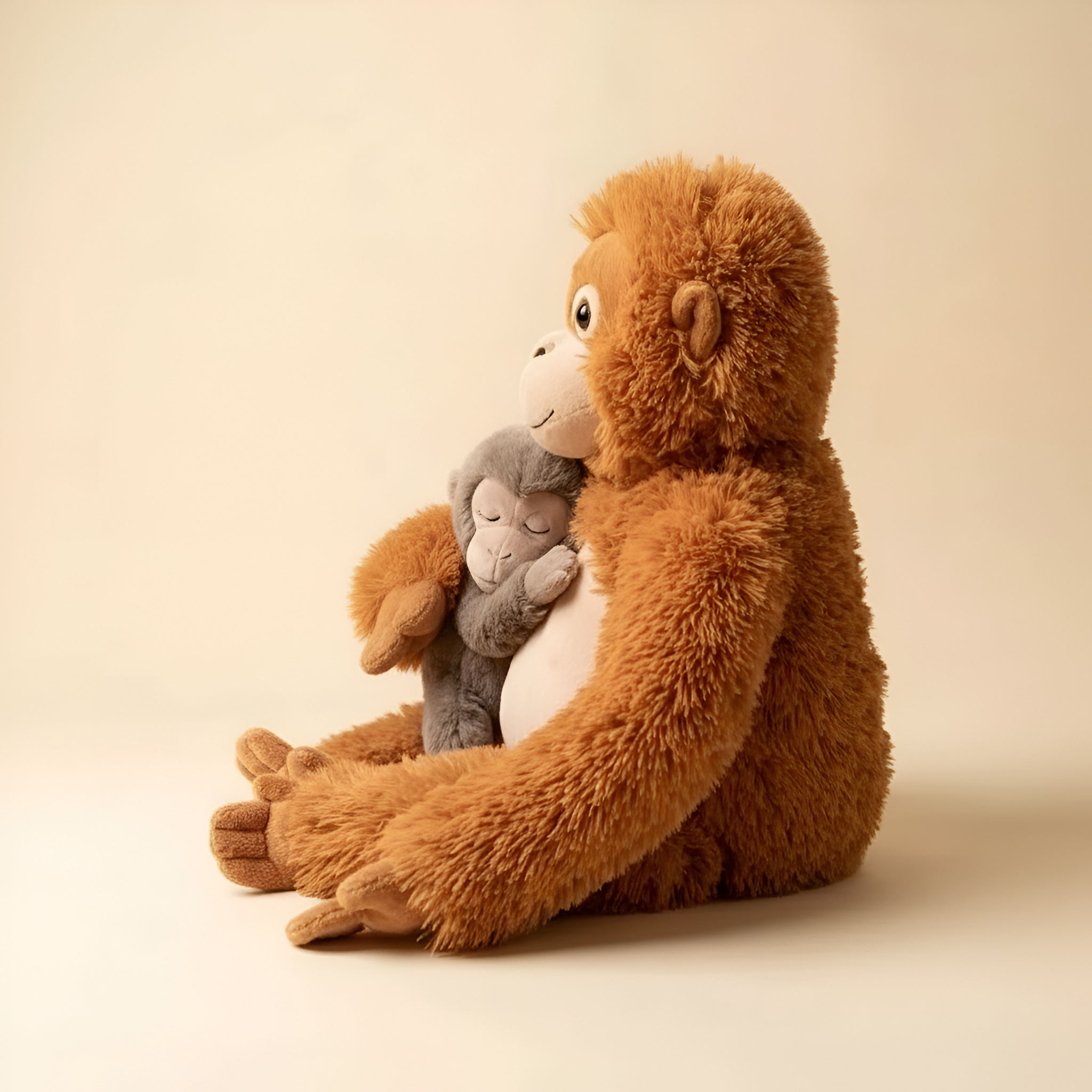 Mama Punch Monkey Plush Toy — view 3