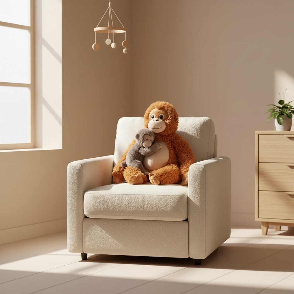Mama Punch Monkey Plush Toy — view 6