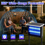 Outdoor Insect Solar Energy 4500V Electric Shock Mechanism Portable Wireless Device — view 20