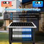 Outdoor Insect Solar Energy 4500V Electric Shock Mechanism Portable Wireless Device — view 33