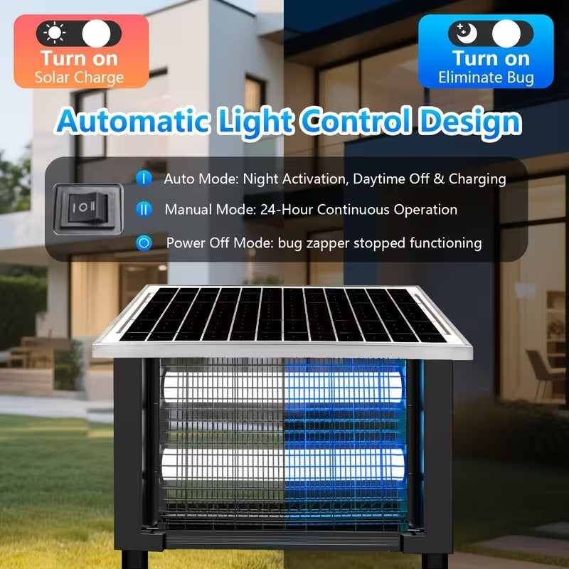 Outdoor Insect Solar Energy 4500V Electric Shock Mechanism Portable Wireless Device — view 81