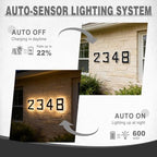 Solar Lighted House Numbers — view 5