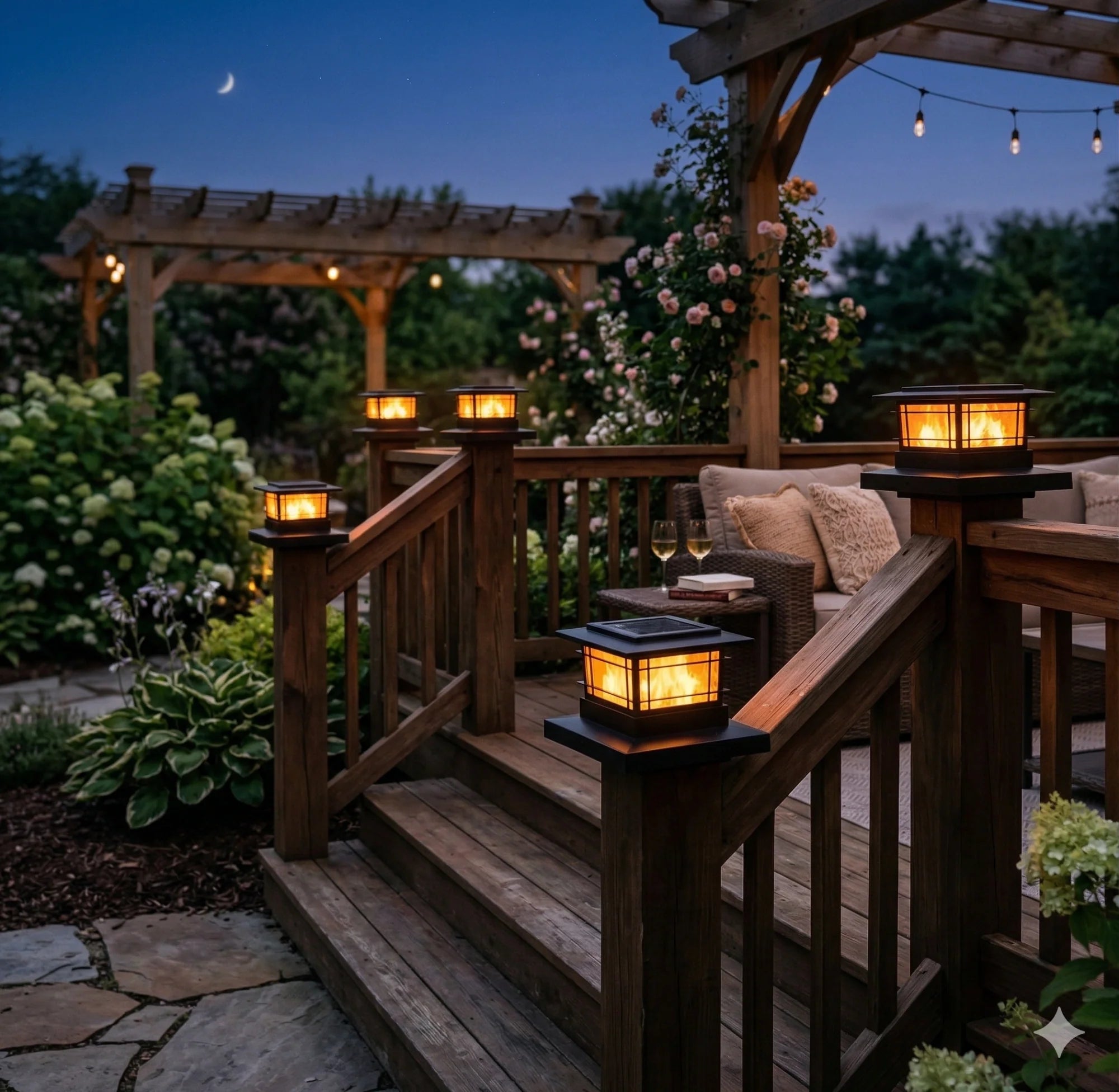 Solar Post Cap Lights — view 135