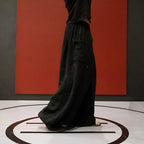 Flax Pleated Wide Pants With Drawstrings — view 7