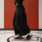 Flax Pleated Wide Pants With Drawstrings — view 8