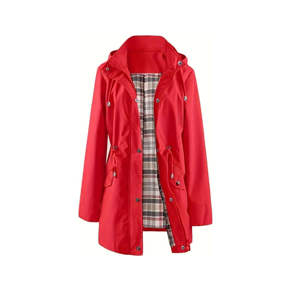 Waterproof Hooded Trench Coat — view 4