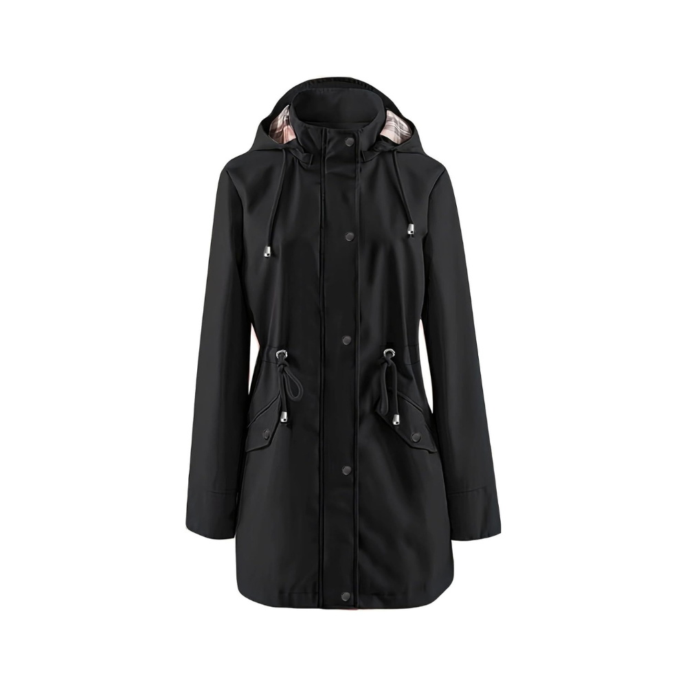 Waterproof Hooded Trench Coat — view 2