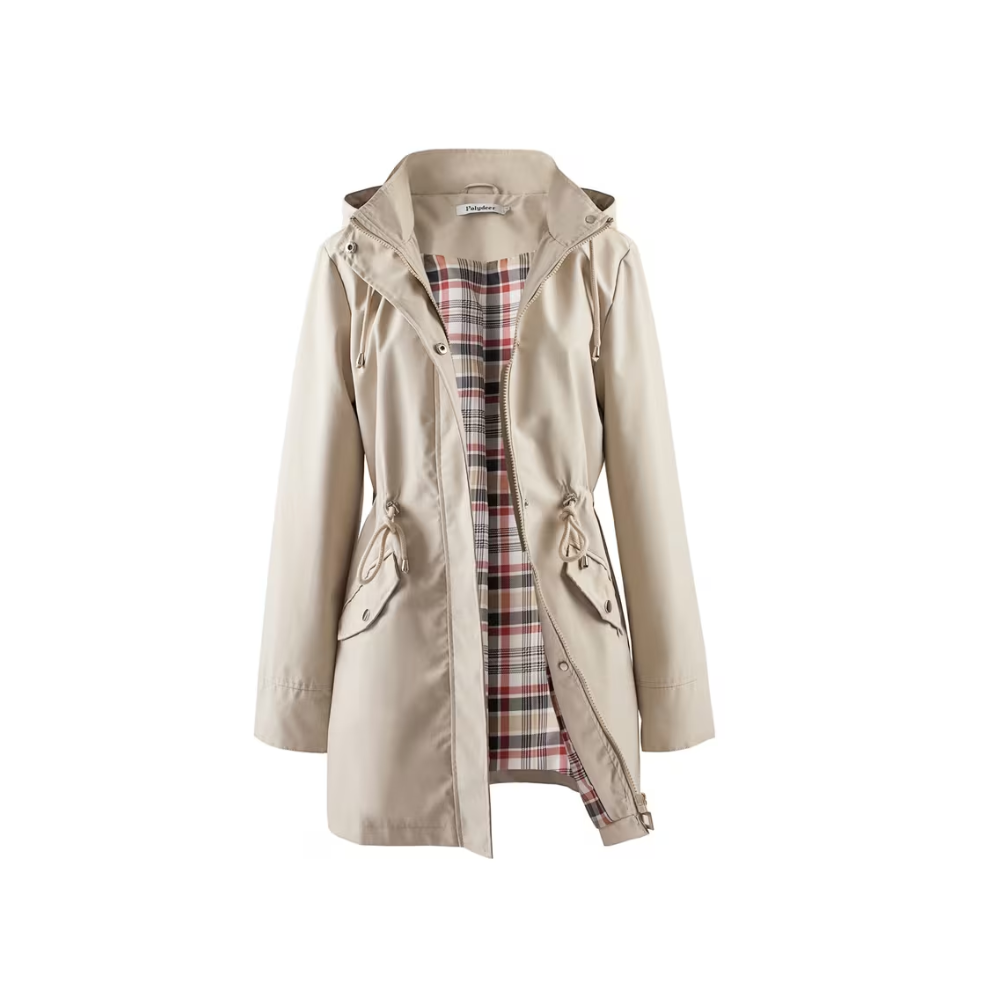 Waterproof Hooded Trench Coat — view 10