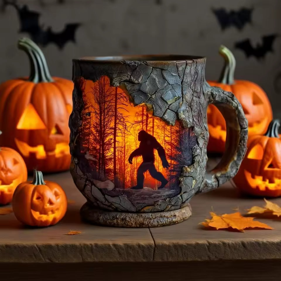 Halloween Bigfoot Coffee Mug — view 4