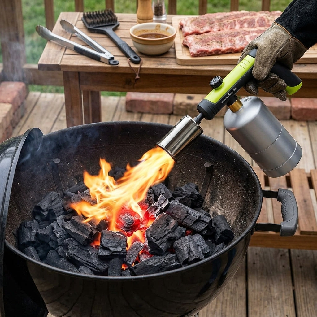 Adjustable Propane Cooking Flame Torch For BBQ And Outdoor Cooking — view 2