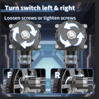 Madebut Cordless Impact Wrench, 3-Speed Electric Power Wrenches — view 5