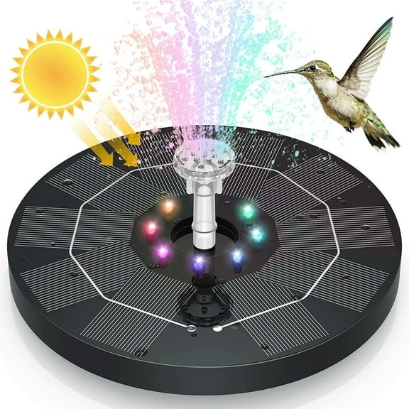 Colorful Solar Fountain Pump — view 3
