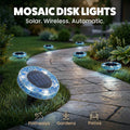 Solar Mosaic Disk Lights