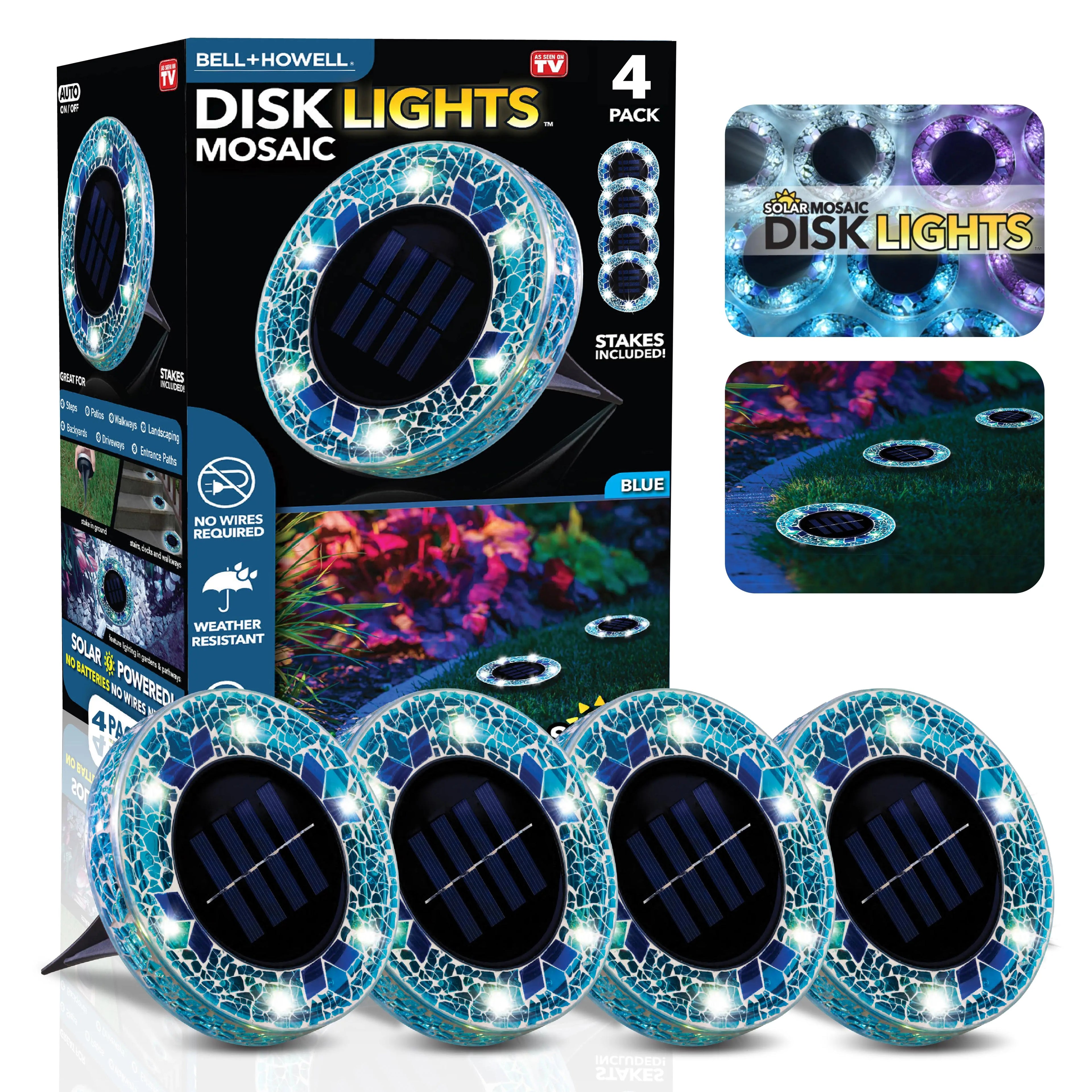 Solar Mosaic Disk Lights — view 2