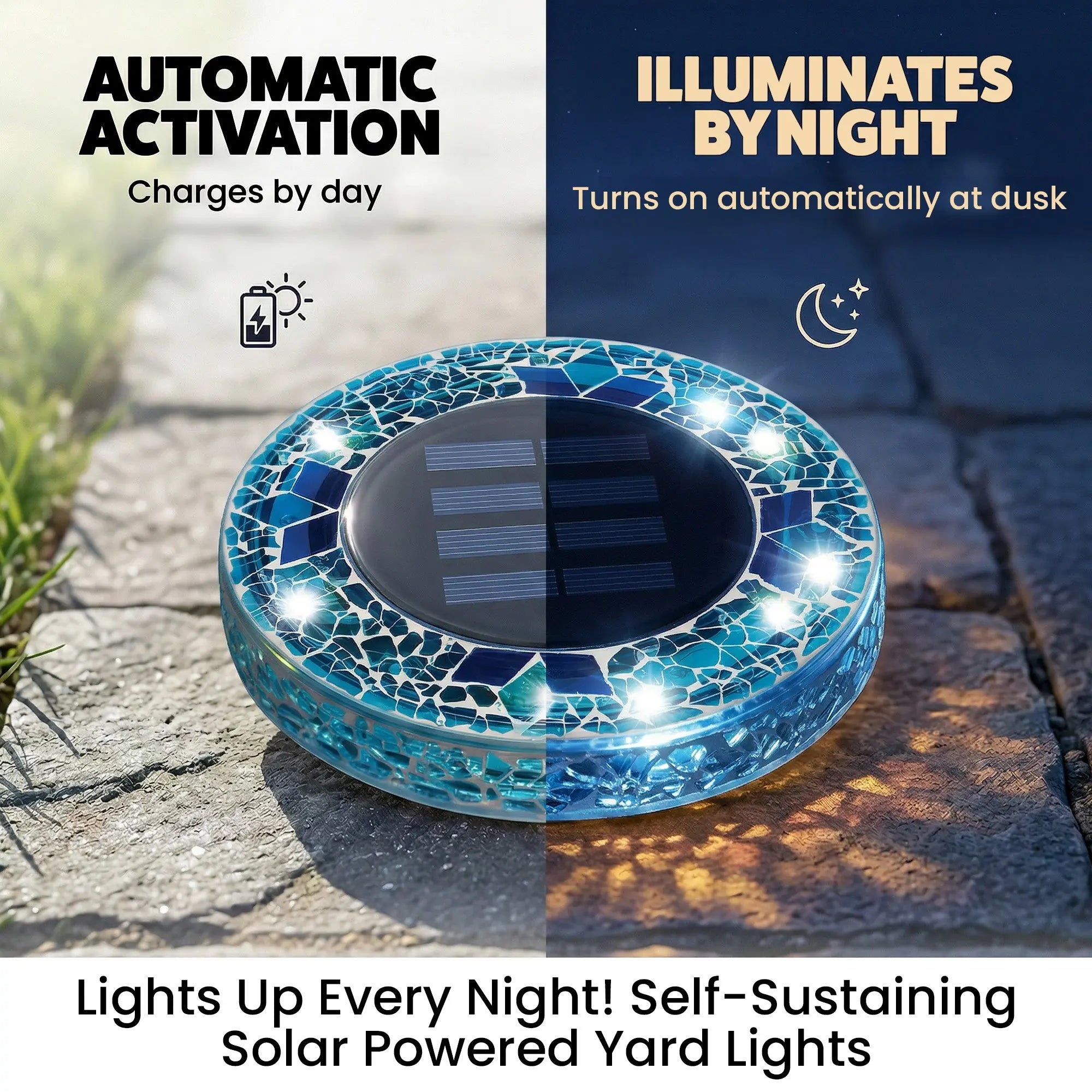 Solar Mosaic Disk Lights — view 5