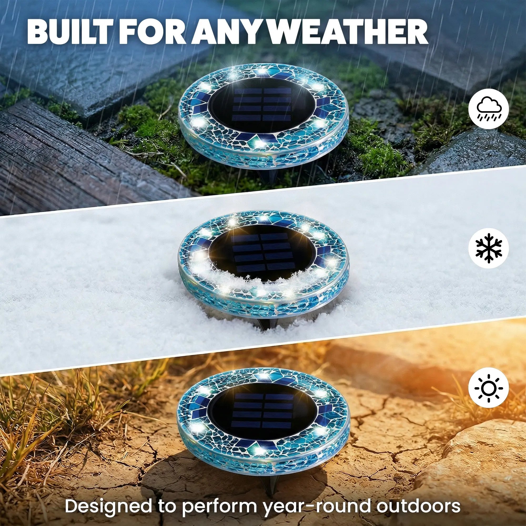 Solar Mosaic Disk Lights — view 7