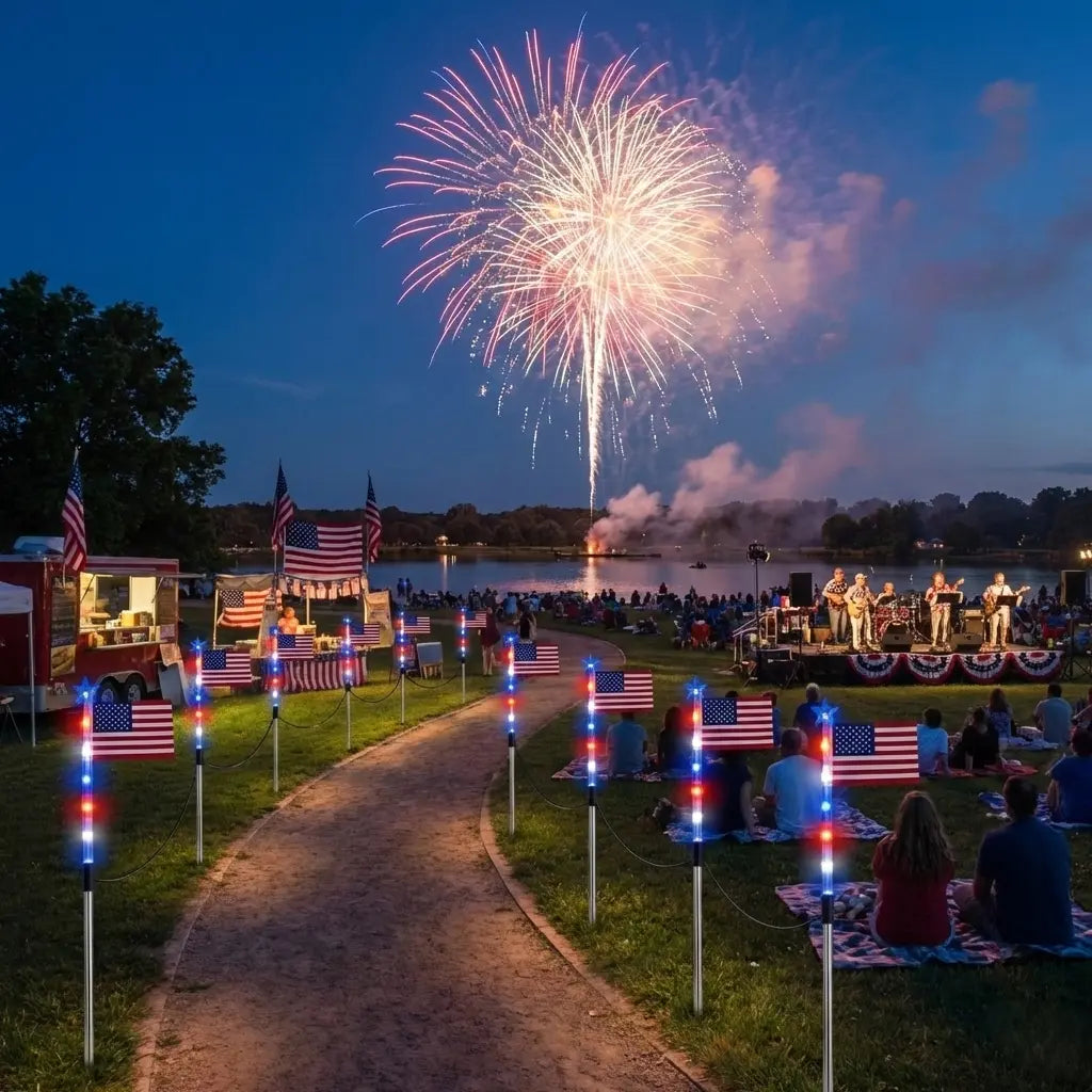 American Flag Solarlights — view 5