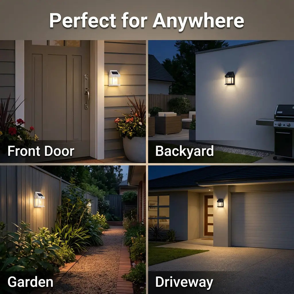 Solar Outdoor Wall Lights — view 2