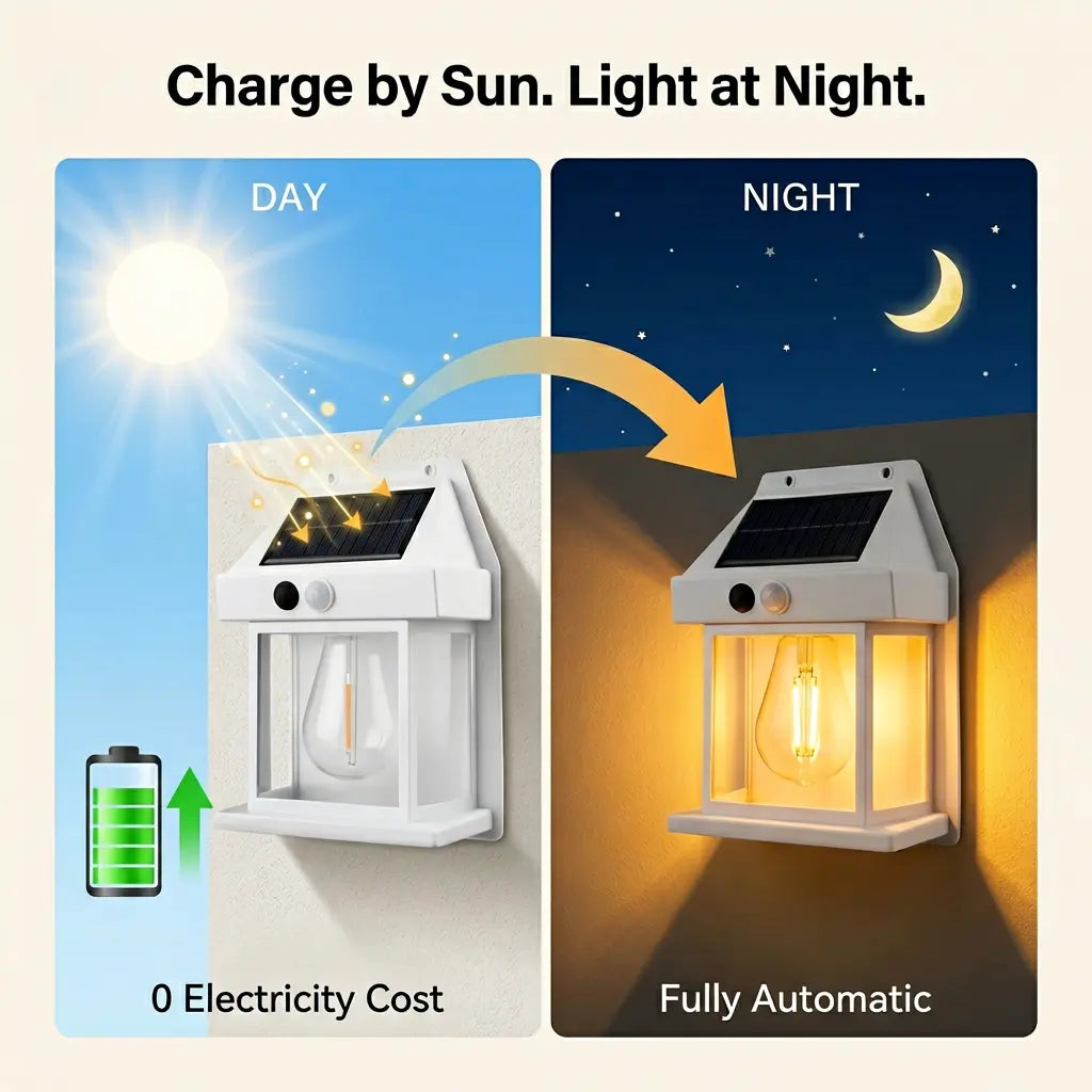 Solar Outdoor Wall Lights — view 6