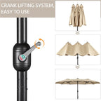 Solar Lights Umbrella — view 8
