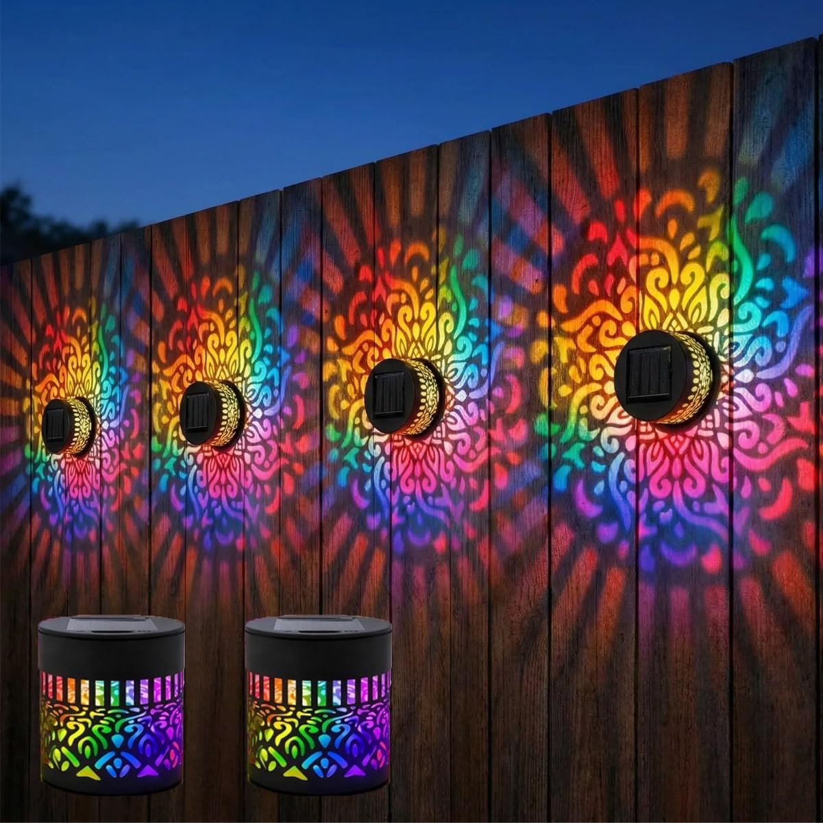 Solar Mandala Lights