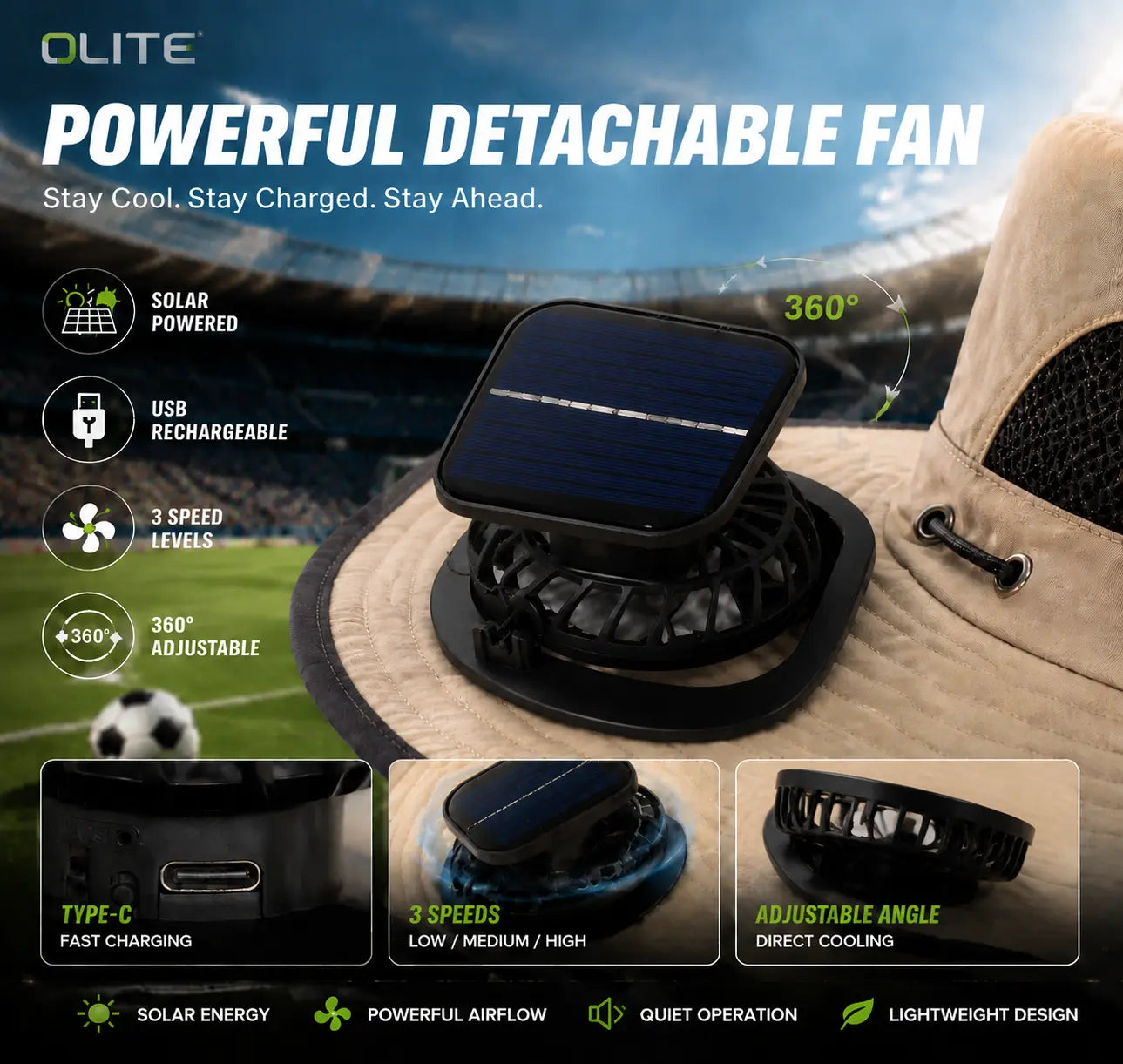 Solar Cooling Hat — view 4