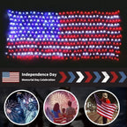 American Flag Net Lights — view 3