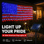 American Flag Net Lights — view 10