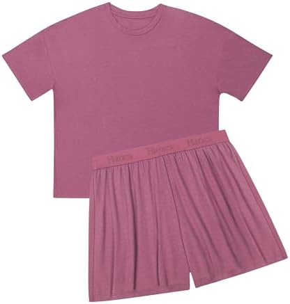 Hanes Women's Originals Supersoft Boxy T-Shirt & Sleep Shorts Set — view 2