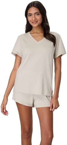 Hanes Women's Originals Supersoft Boxy T-Shirt & Sleep Shorts Set — view 9