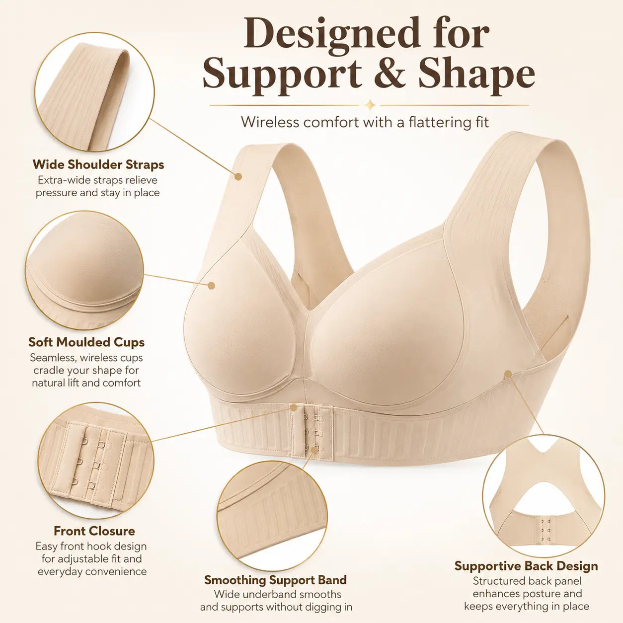 Postural Wireless Bra — view 2