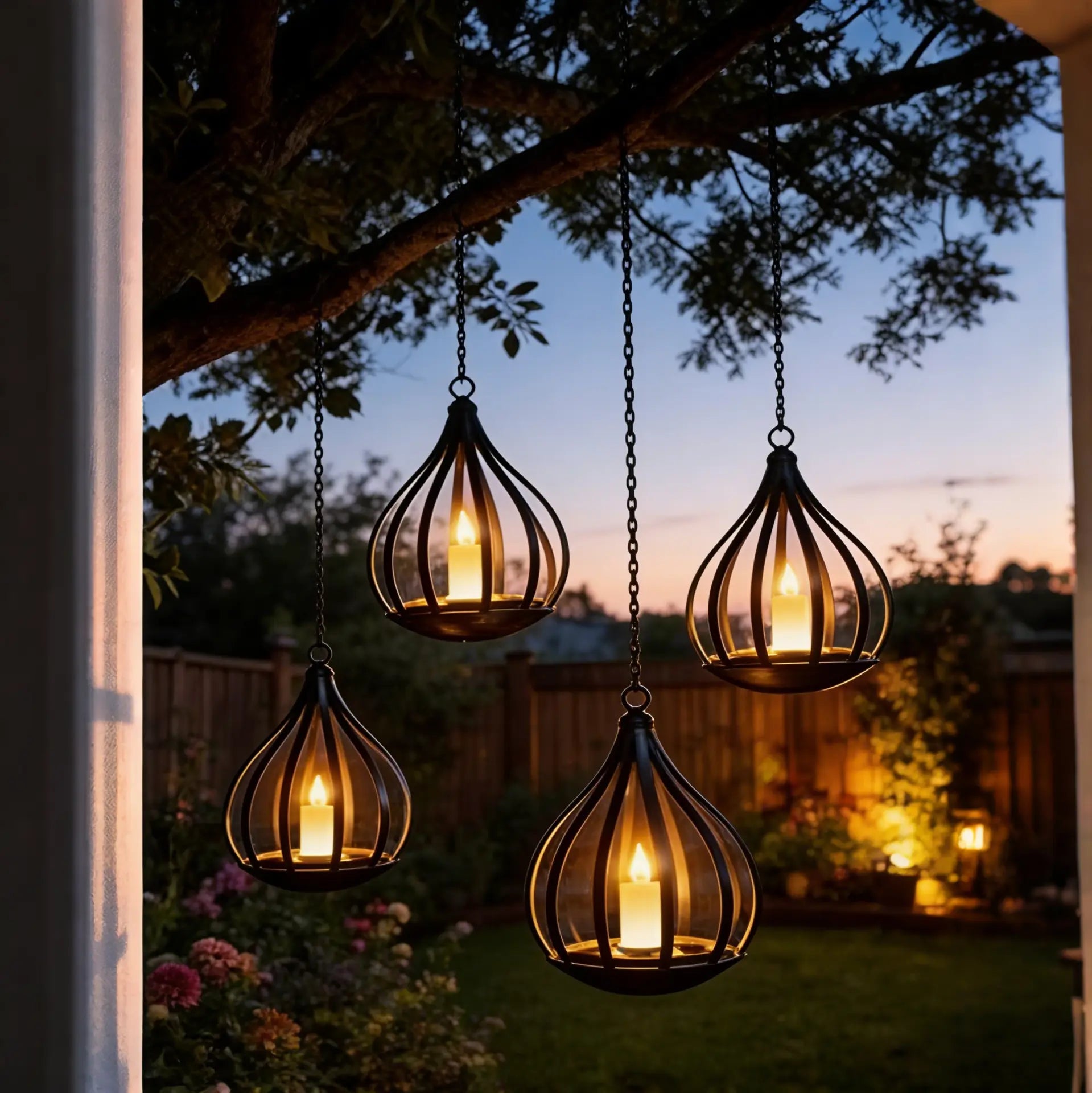Solar Water Drop Lantern — view 2
