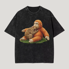 Punch Monkey And Ora Mama T Shirt — view 4