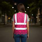 Lightweight Outdoor Reflective Vest With Zipper — view 9