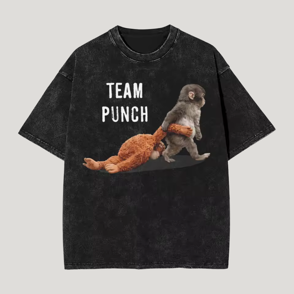 Punch Monkey And Ora Mama T Shirt — view 5