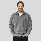Classic Half Zip Collar Sweatshirt — view 4