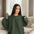 Personalized Mama Sweatshirt And Hoodie With Names On Sleeve — view 16