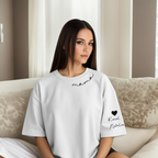Personalized Mama Sweatshirt And Hoodie With Names On Sleeve — view 34