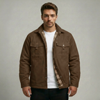 Flannel Plaid Lined Shacket — view 7