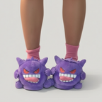 Plush Cartoon Monster Character Slip On Slipper — view 3