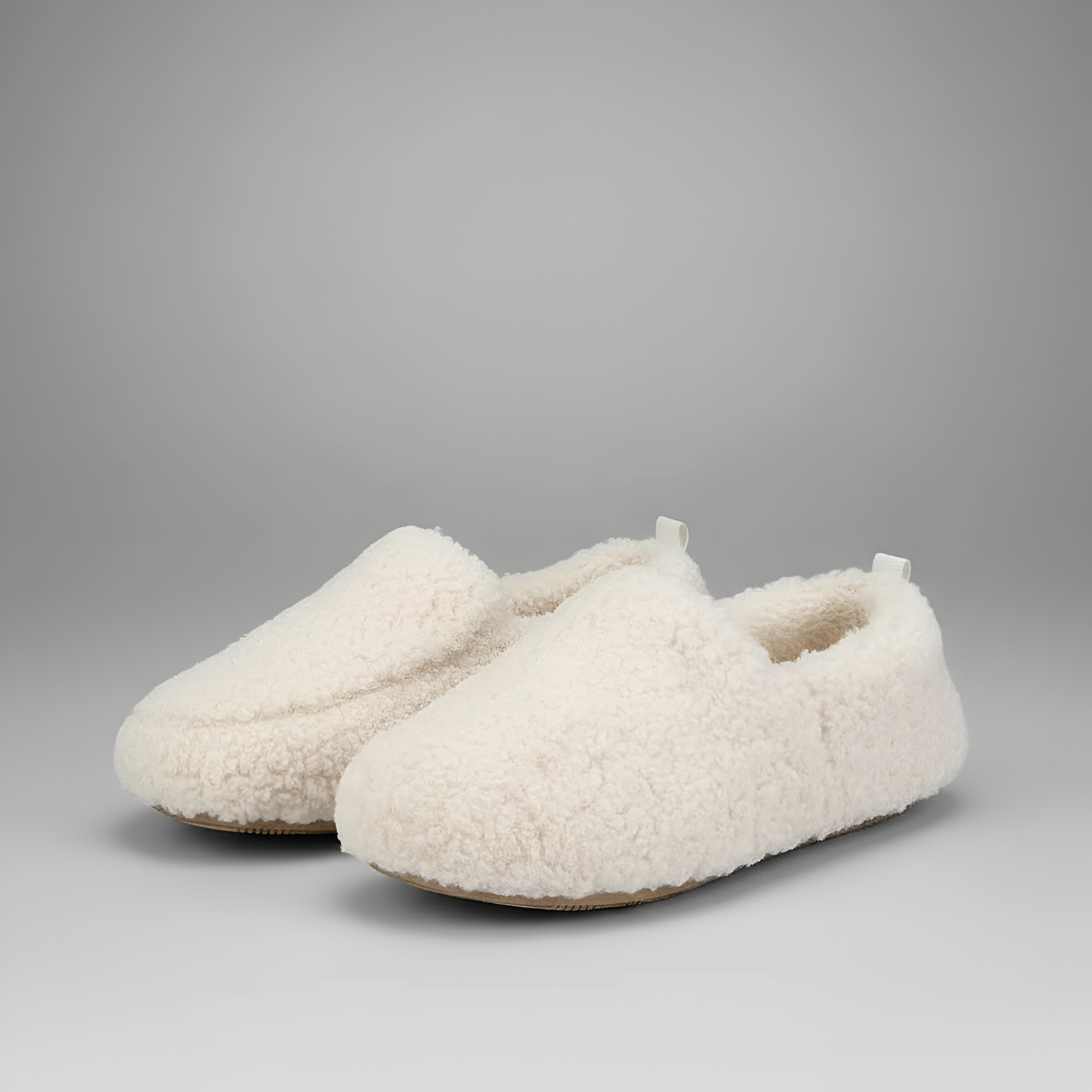 Cushioned Polar Fleece Indoor Loafer Slippers — view 6