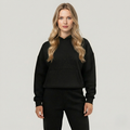 Rhinestone Speckled Pullover Hoodie With Kangaroo Pocket