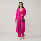 3 Piece Long Cardigan Knit Set — view 3